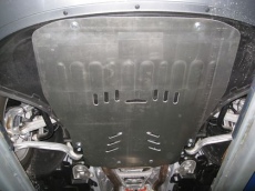 Защита алюминиевая Alfeco для картера и КПП Audi A6 C6 2005-2011